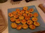 Jenny's Veggie Bacon Quiche Loarraine Tartlets