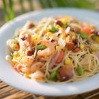 Veggie Shrimp Pasta Toss