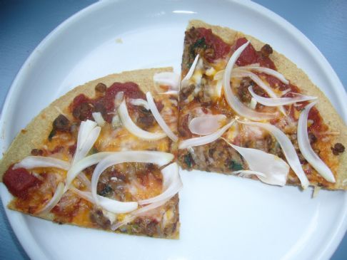 Amy O's Veggie Sausage-Onion Pizza