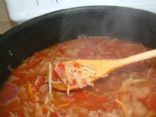 Curried Cabbage Soup