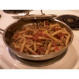 Easy Pasta and sauce w/ground turkey