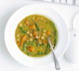 Indian chickpea & vegetable soup