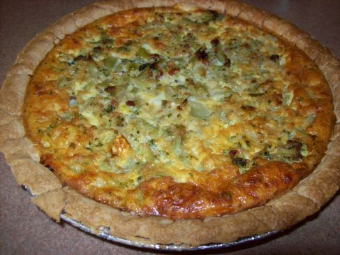 W2G Broccoli and Bacon Quiche