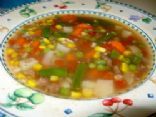 Summer's Bounty Vegetable Beef Soup