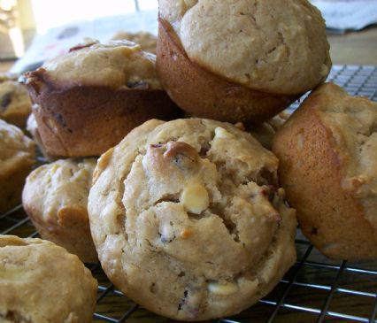 Studded Peanut Butter Banana Muffins 