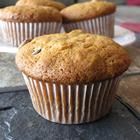 Butterless Banana Walnut Muffins