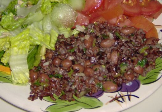 Red Bean and Whole Grain Rice Dish