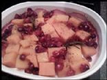 Roasted Butternut Squash with Cranberries