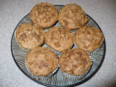 HealthierLynn's Whole Wheat Banana Muffins