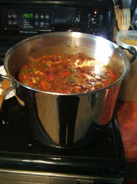 Chili for freezer (13quarts)