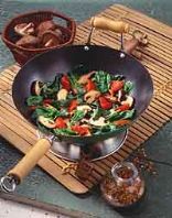 Mushroom Spinach Stir Fry