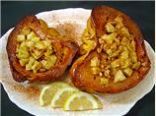 Apple filled squash