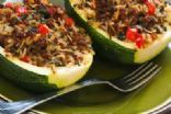 Chili-Beef-Stuffed Zucchini