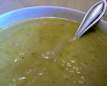 Creamy Curried Broccoli Puree