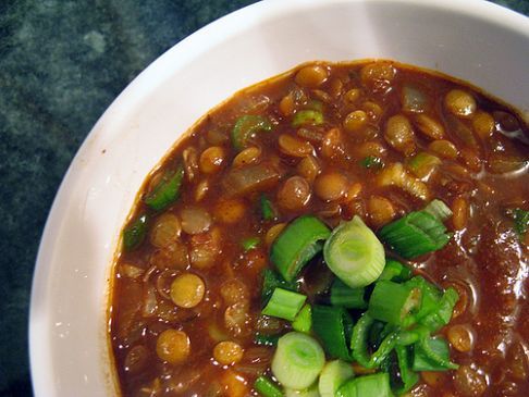 Meatless Lentil Chili