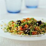 Mediterranean Salad w/ Grilled Eggplant