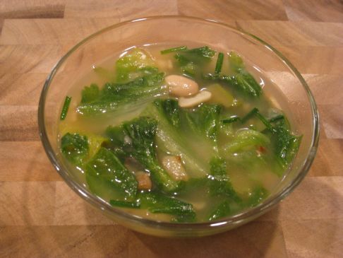 Escarole and Bean Soup (with garlic)