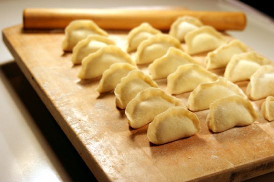 Asian Dumplings (potstickers) with Rice