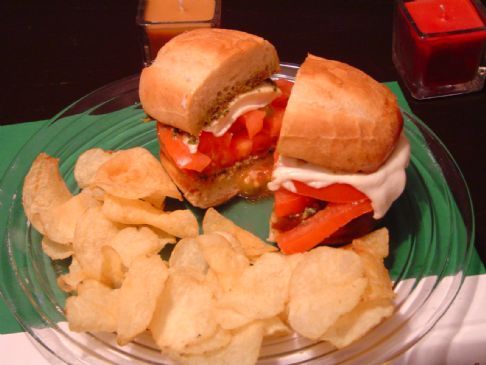 Tomato and Mozzarella Cheese Sandwich