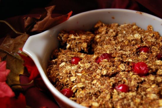 Cranberry-Orange Pumpkin Granola Cookie Bars