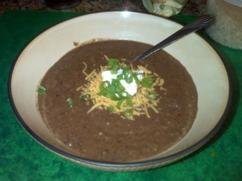 Spicy Black Bean soup