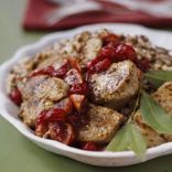 Pork Medallions with Cranberry Chutney