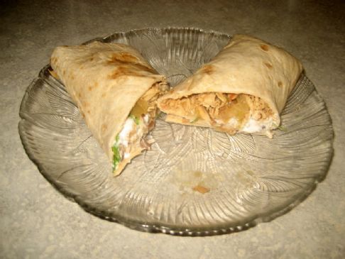 CP's simple fajita burritos