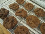 Double Chocolate Raisin Cookies 