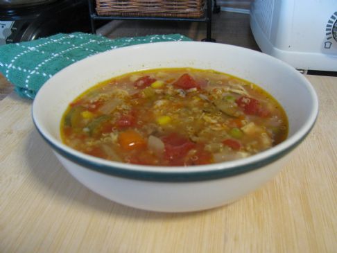 Vegetable Chicken Quinoa Soup