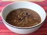 Lentil and Black Bean Soup