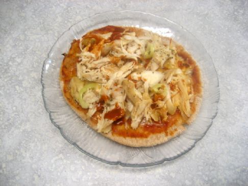 Mex Chicken Pita Pizza