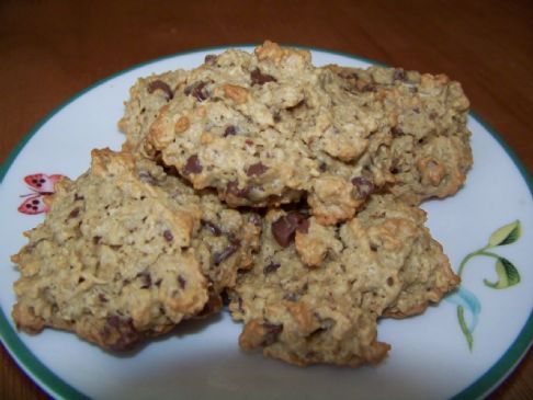 100 Calorie Peanut Butter Chocolate Oat Cookies