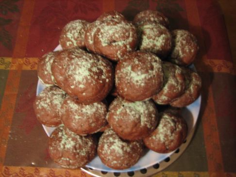 Healthy Cranberry Chocolate & Applesauce Muffins 