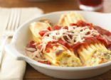 Healthified Three-Cheese Manicotti