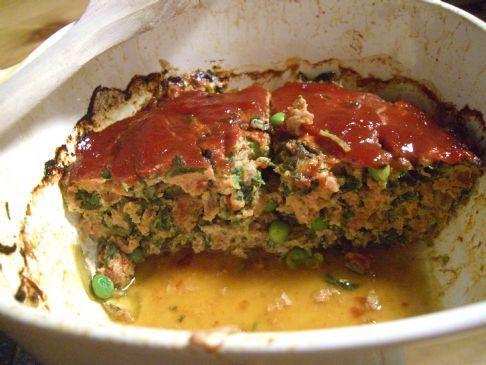 Spicy Italian Turkey Sausage meatloaf