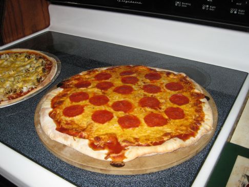 Homemade pizza