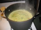 Cream of Broccoli and Sausage Soup