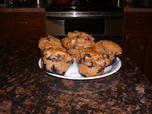 Banana Blueberry Muffins