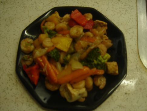 Szechwan Shrimp Stir Fry