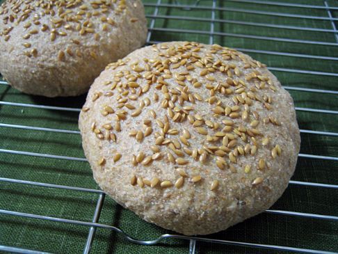 Whole Wheat Flax Burger Buns