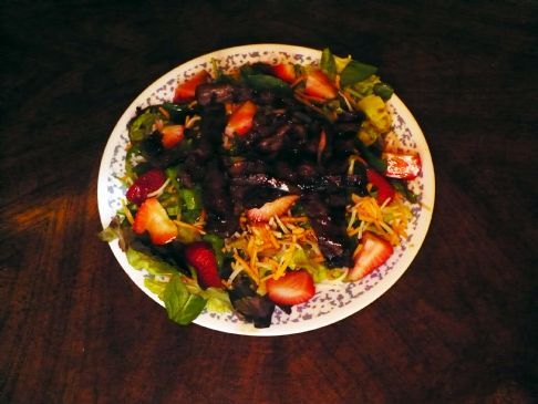 Easy Asian Sesame Ginger Beef Salad