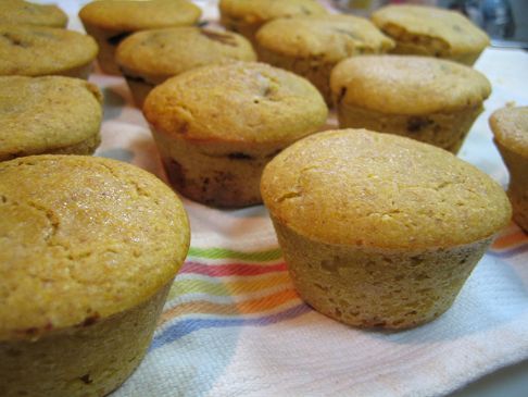 Black Bean and Chicken Filled Corn Muffins