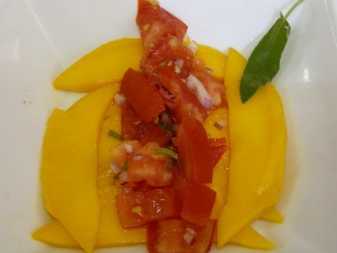 Mango Bruchetta Salad