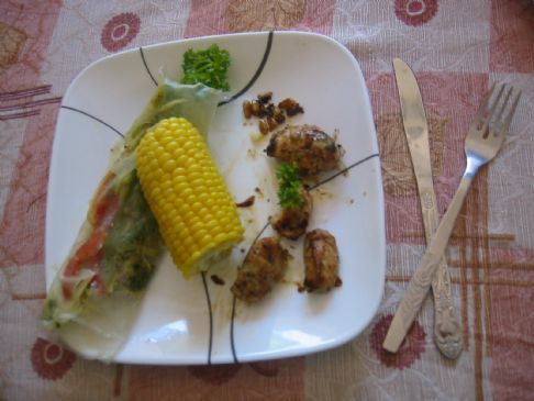 Vegetable spring roll by Alice