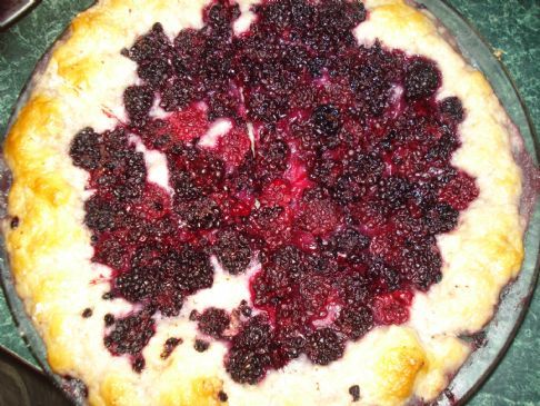 * Fresh Blackberry Cobbler *