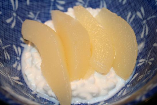 Andi S Pears And Cottage Cheese Breakfast Snack Recipe