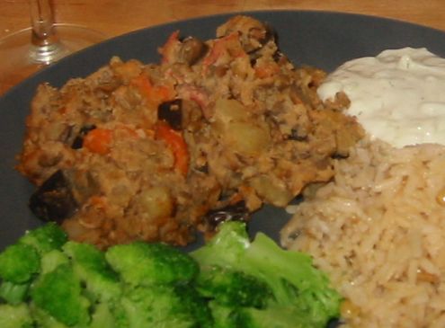 Faux Moussaka with Lentils