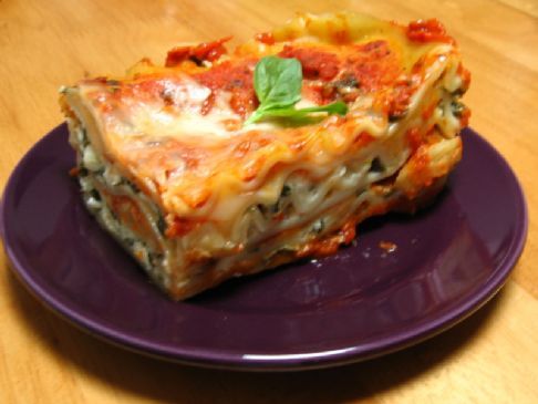 Spinach Cheese Lasagna