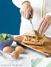 Potato & Egg Italiano Sandwich (From Clean Eating)