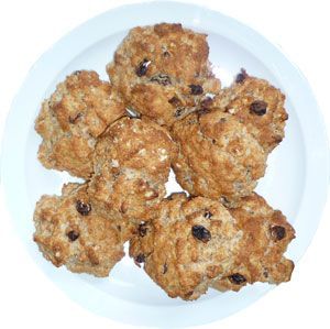 Fruity scones / IN SWEDISH: Frukt scones